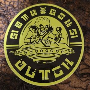 Dutch Bros alien sticker